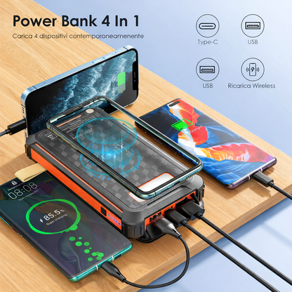 Power Bank Solare ad Alta Capacità
