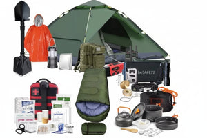 Kit Sopravvivenza ed Escursionismo 72H - 3 Persone