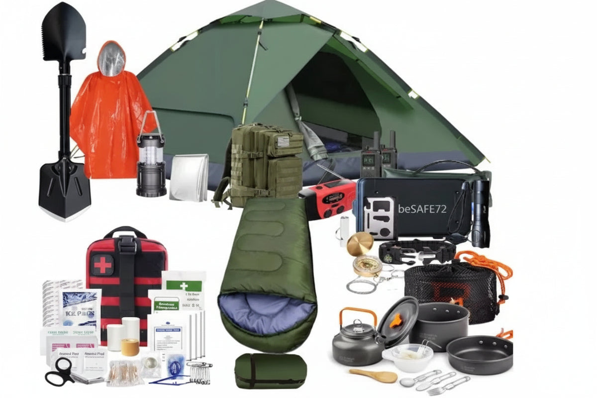 Kit Sopravvivenza ed Escursionismo 72H - 3 Persone