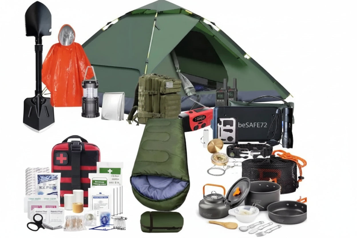 Kit Sopravvivenza ed Escursionismo 72H - 3 Persone