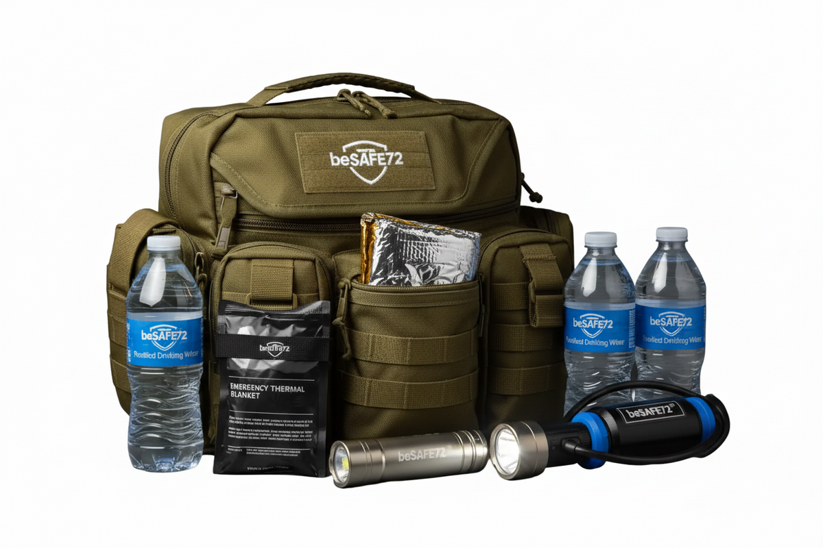 Kit Sopravvivenza ed Escursionismo 72H - 3 Persone