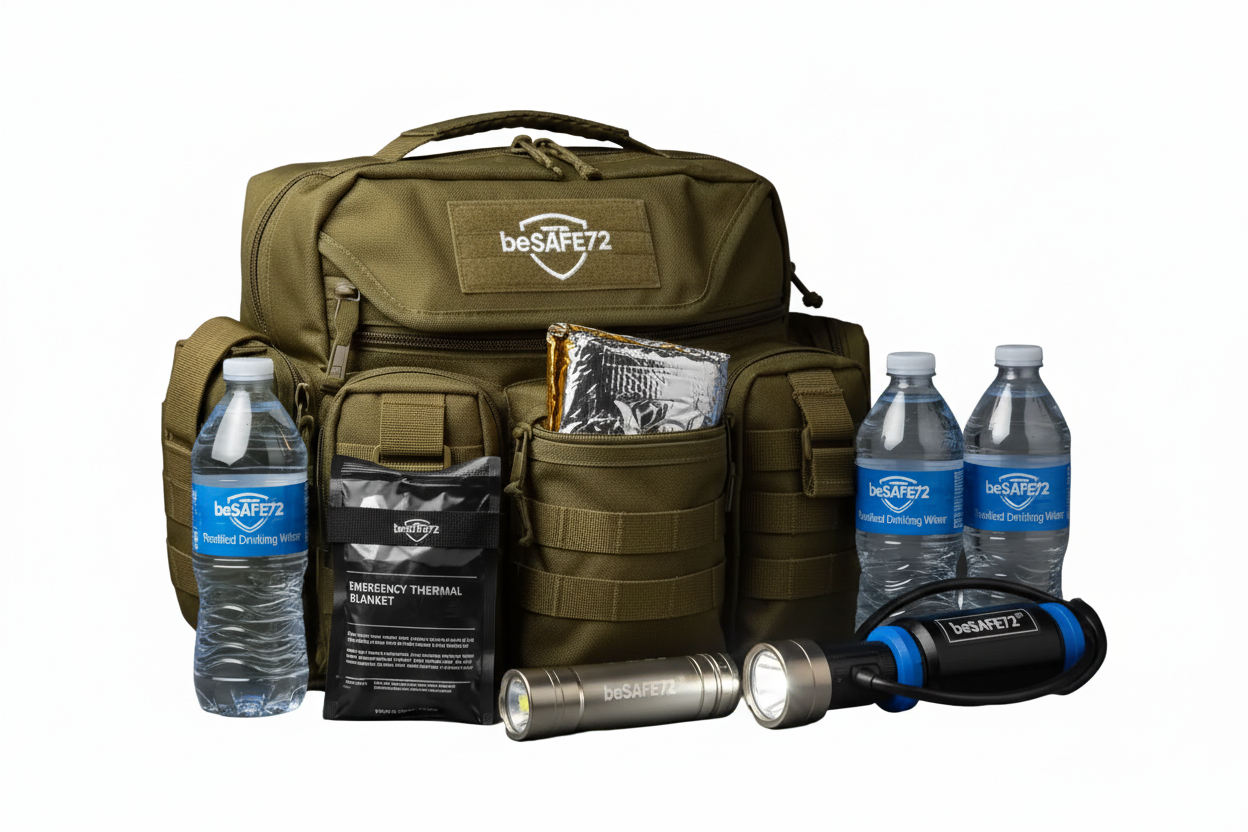 Kit Sopravvivenza ed Escursionismo 72H - 3 Persone